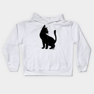 Shape of the cat Kids Hoodie